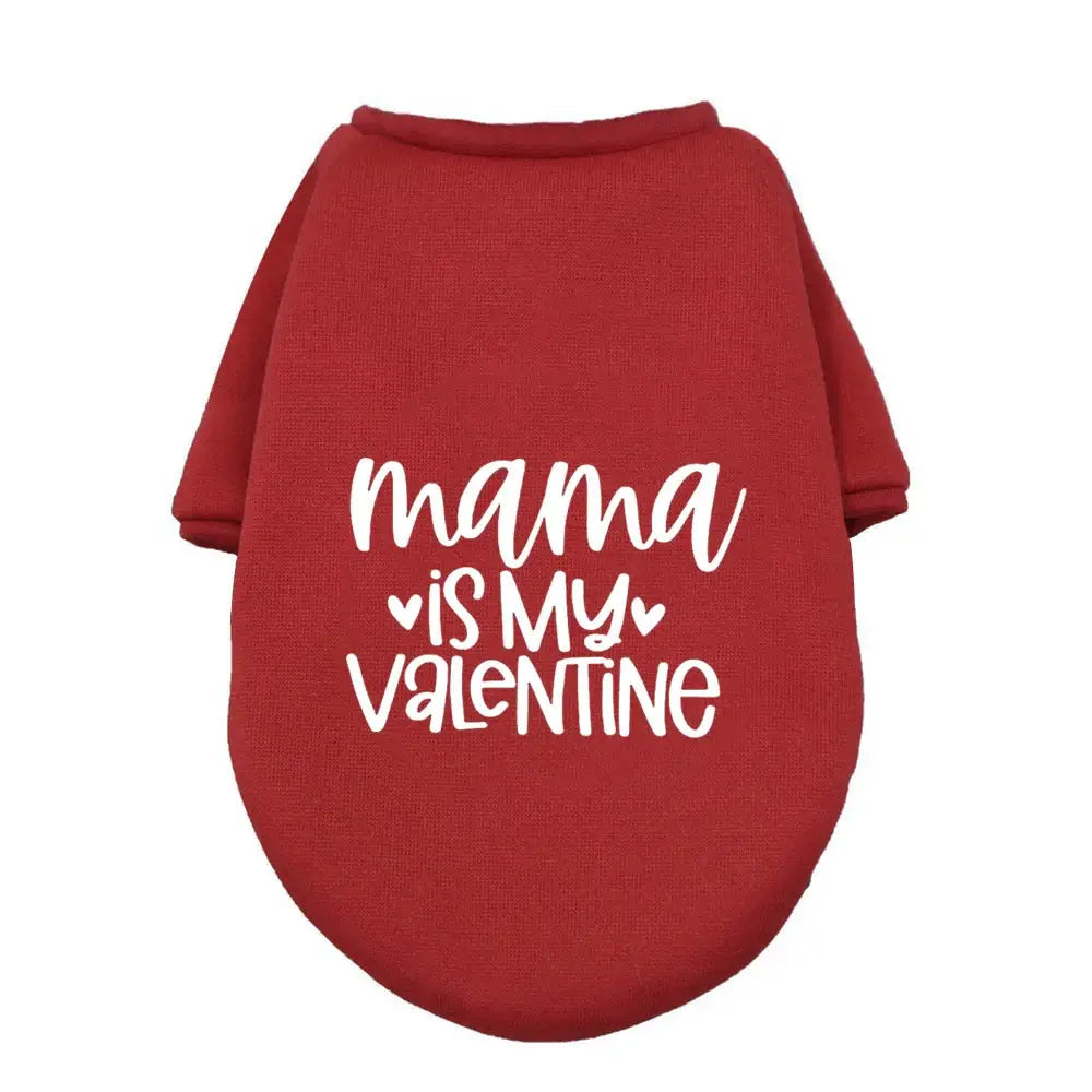 Mommy’s Valentine™ Dog Hoodie Pets Supplies Shop