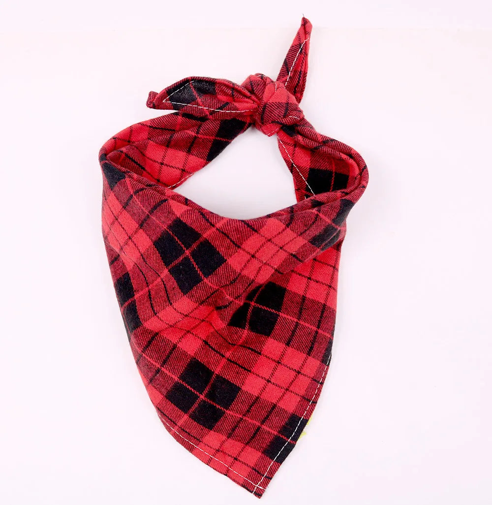 PlaidPaw™ Bandana Pets Supplies Shop