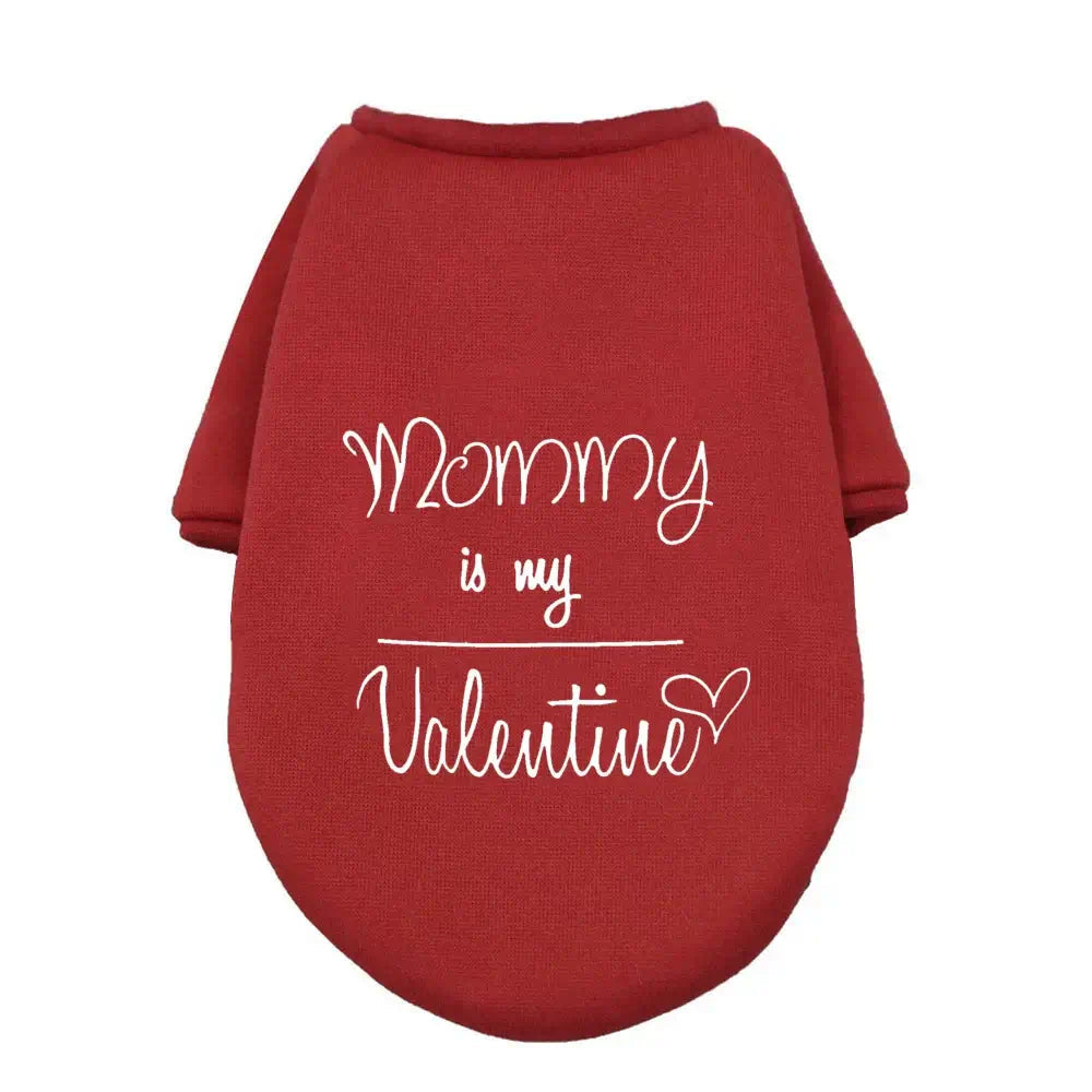 Mommy’s Valentine™ Dog Hoodie Pets Supplies Shop