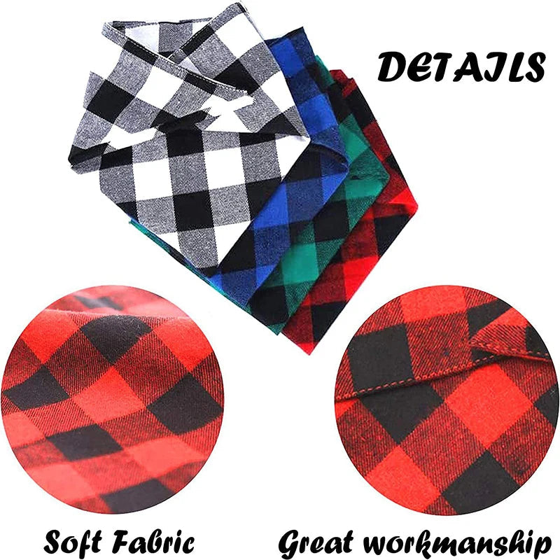 PlaidPaw™ Bandana Pets Supplies Shop