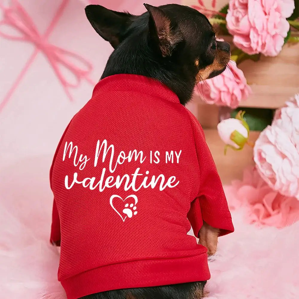 Mommy’s Valentine™ Dog Hoodie Pets Supplies Shop