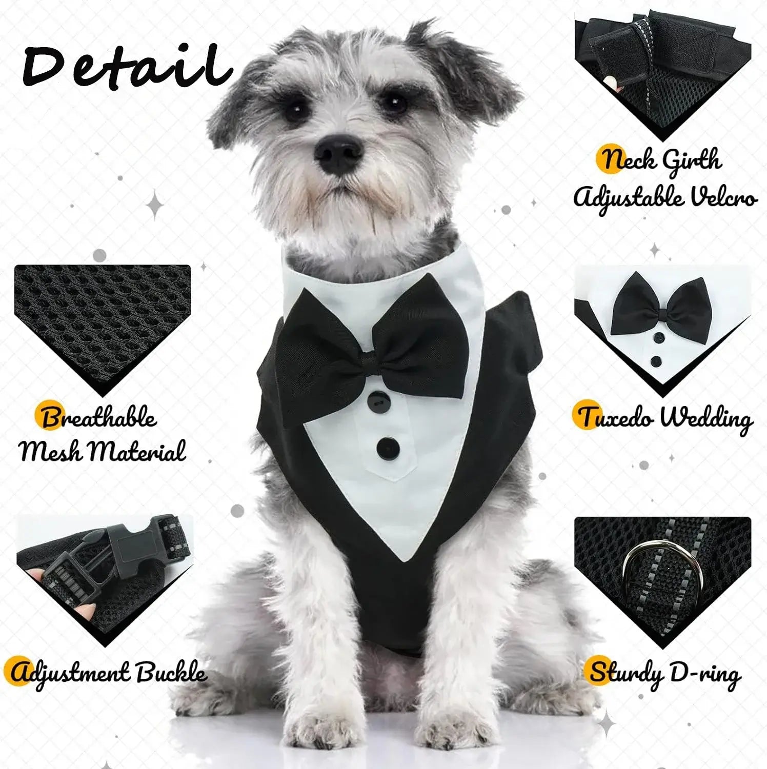GentlePaws™ Tux Harness Pets Supplies Shop
